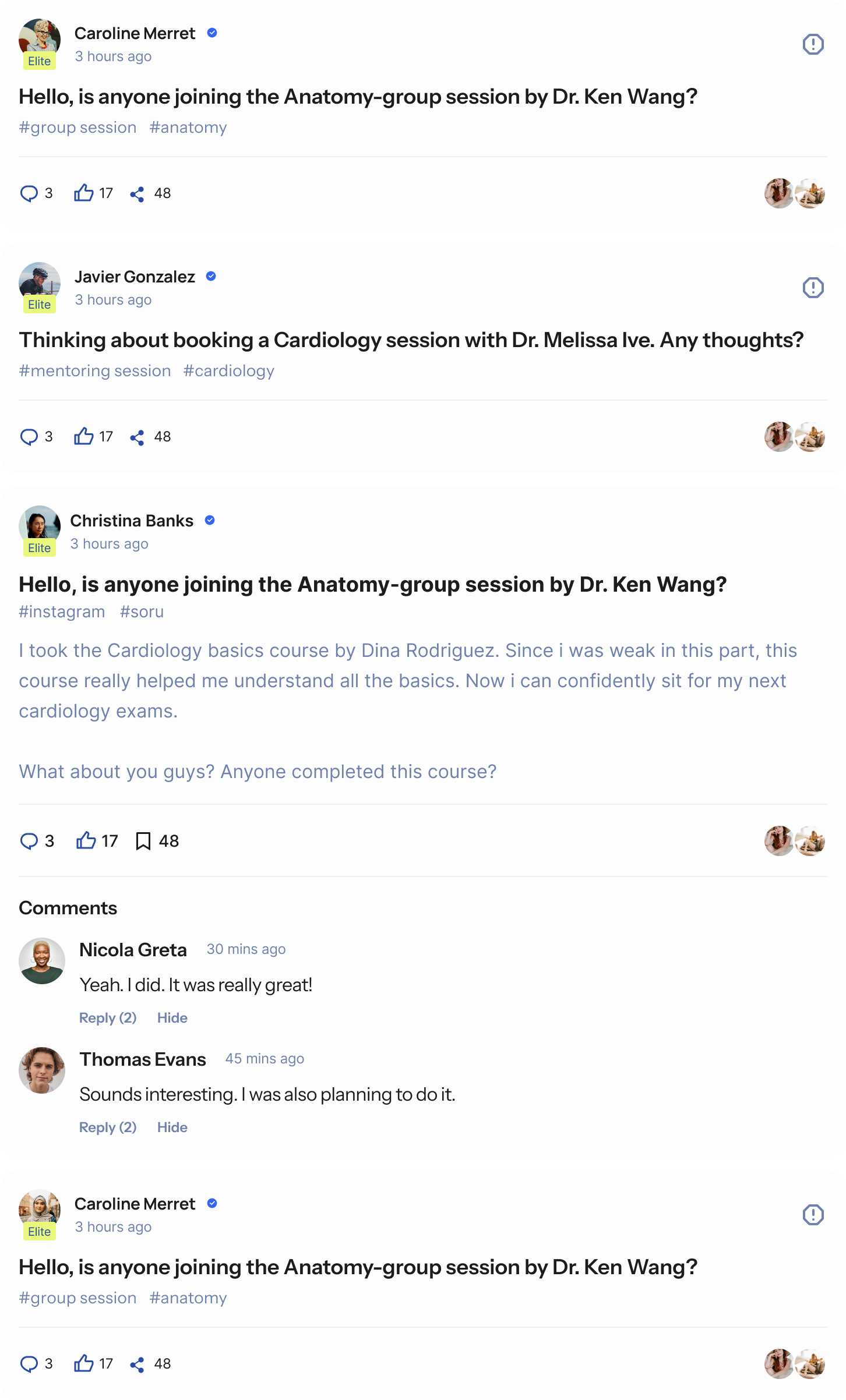 Discussion Forums